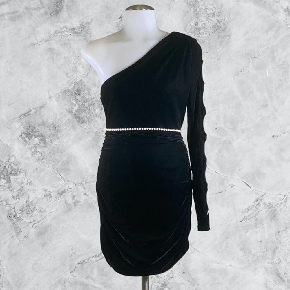 MAJORELLE Amore Mini Dress - Black - Picture 2 of 9